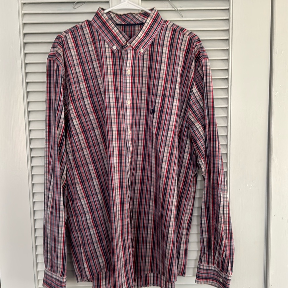 Johnnie-O Men’s XL Performance Buttondown. Bamboo/Polyester/Nylon/Spandex.